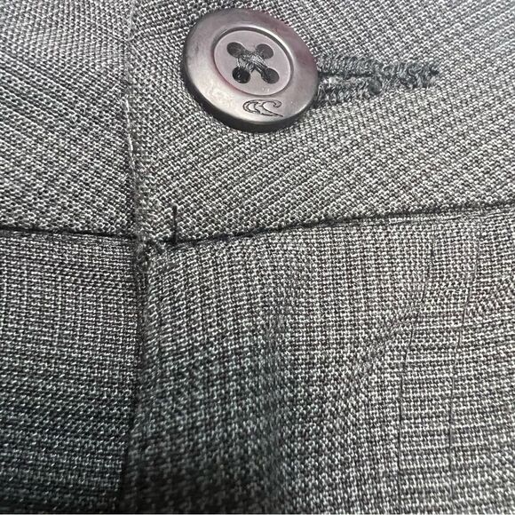 O'Neill Delta Shorts Mens 36 Charcoal Gray Checker Flat Front Walking - Picture 3 of 8